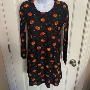 Dress Small Halloween Costume Womens Riley & James Jack-o-lanterns Bats Gift NWT